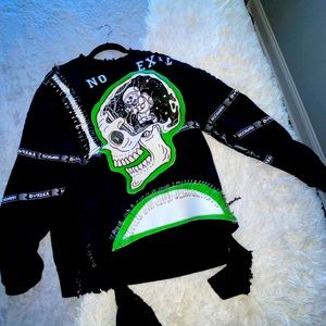 Handmade skeleton shirt dress. Size small. Worn twice and in great condition.